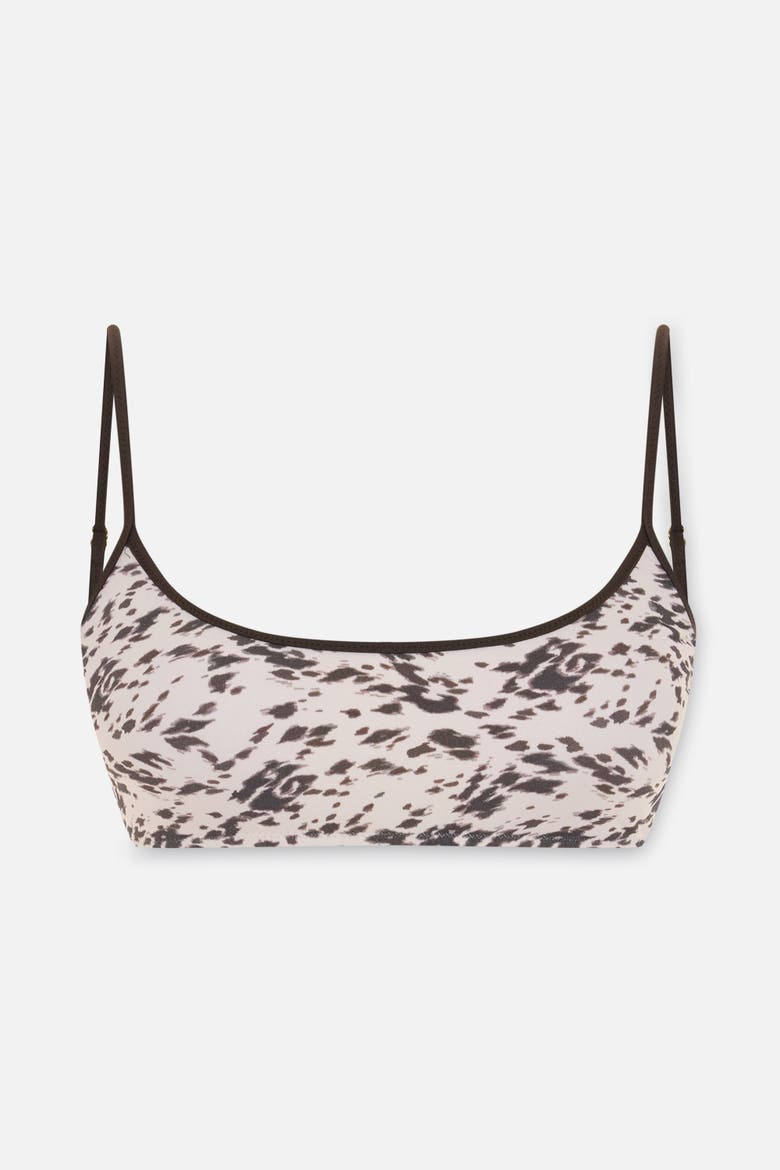 The Solar Reflections Scoope Bikini Top, Main, color, Light Beige