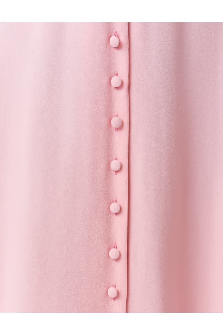 Phoebe Crepe Collared Button Down Dress, Alternate, color, Pink