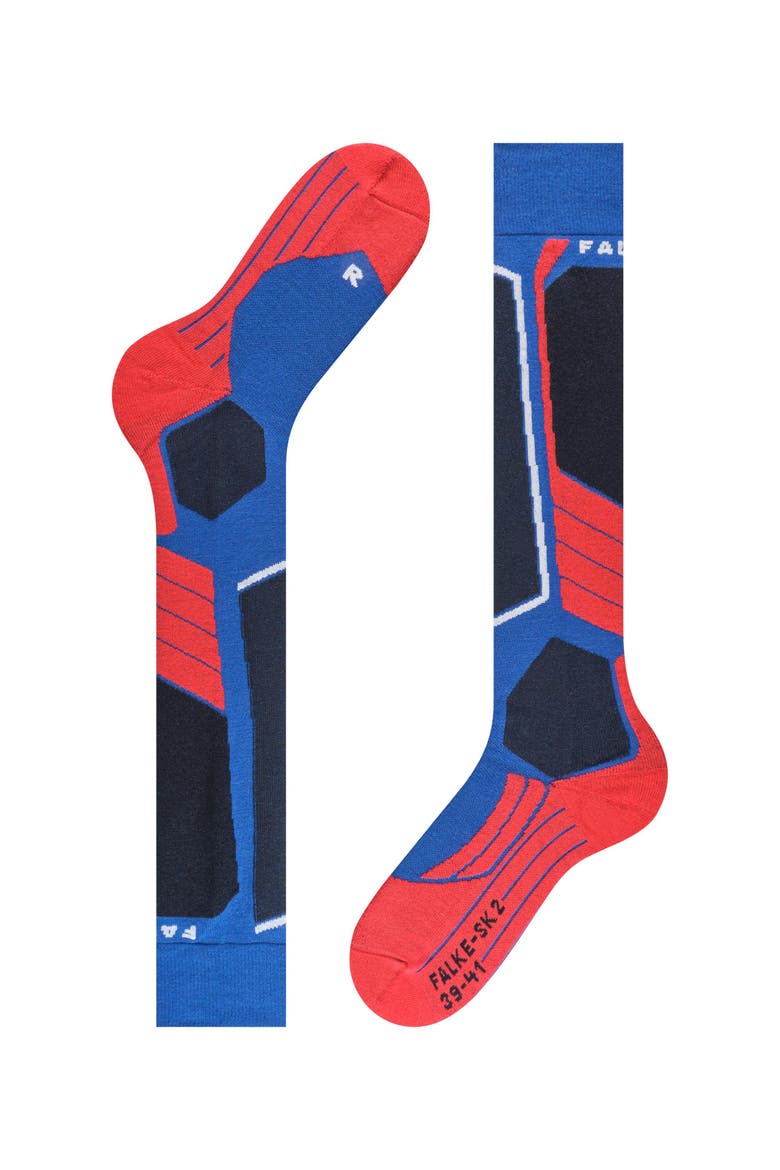 SK2 Intermediate Ski Socks, Alternate, color, Olympic