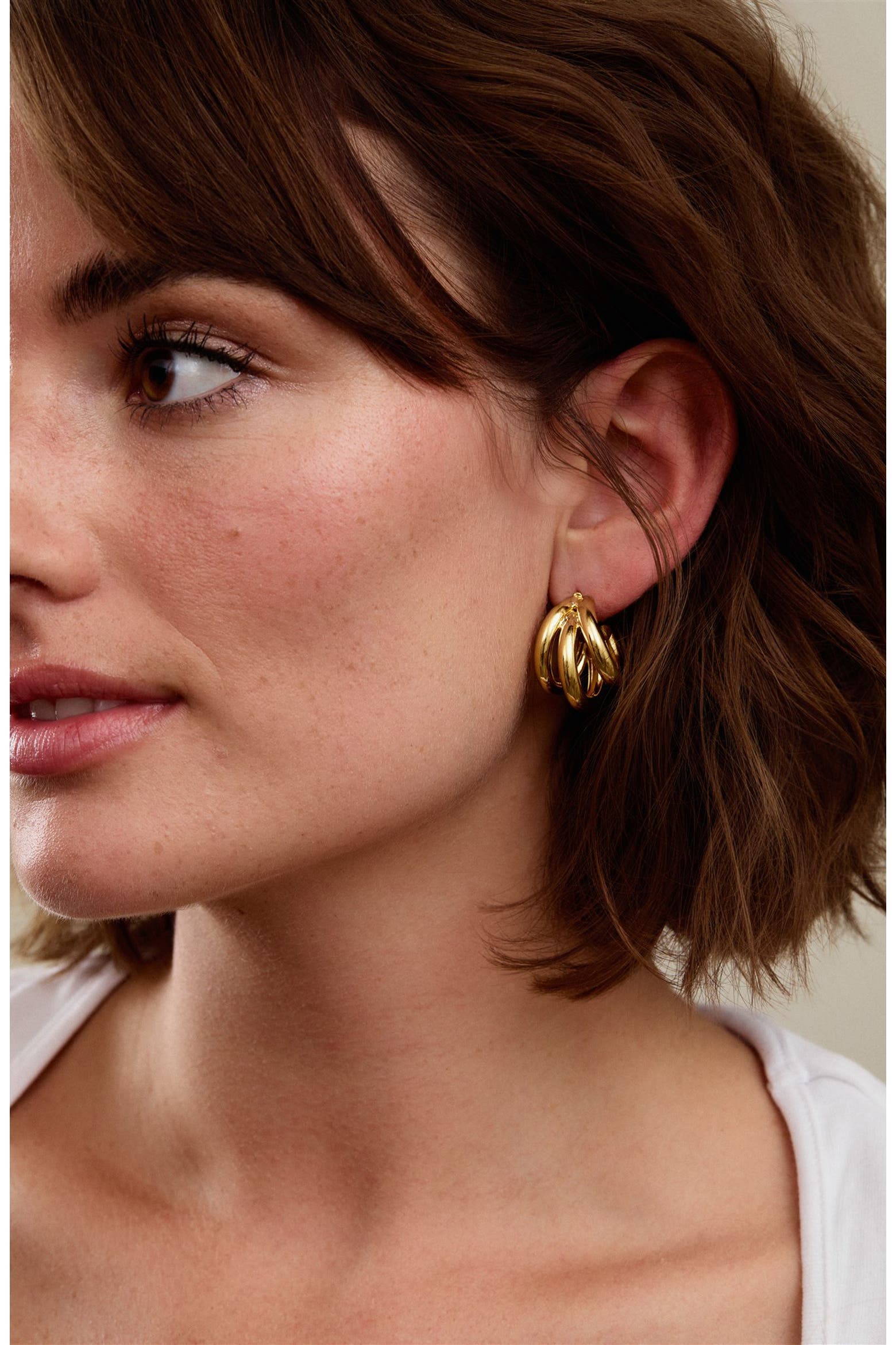 Is Rowing Good For Your Core Set & Stones Anniston Triple Row Hoop Earrings (Women) | Nordstrom