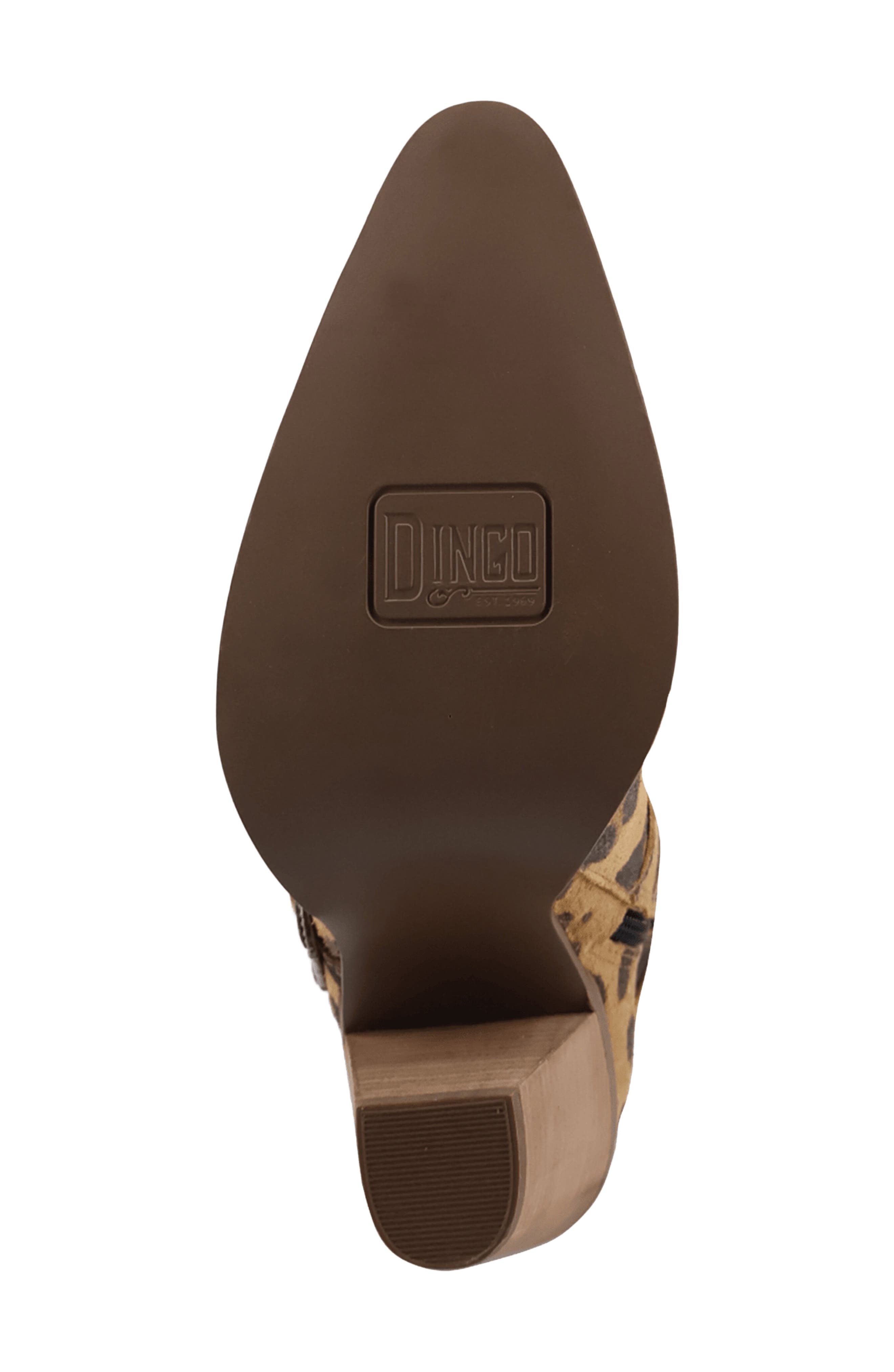 Bucked Off Leopard Print Leather Western Boot, Alternate, color, LEOPARD