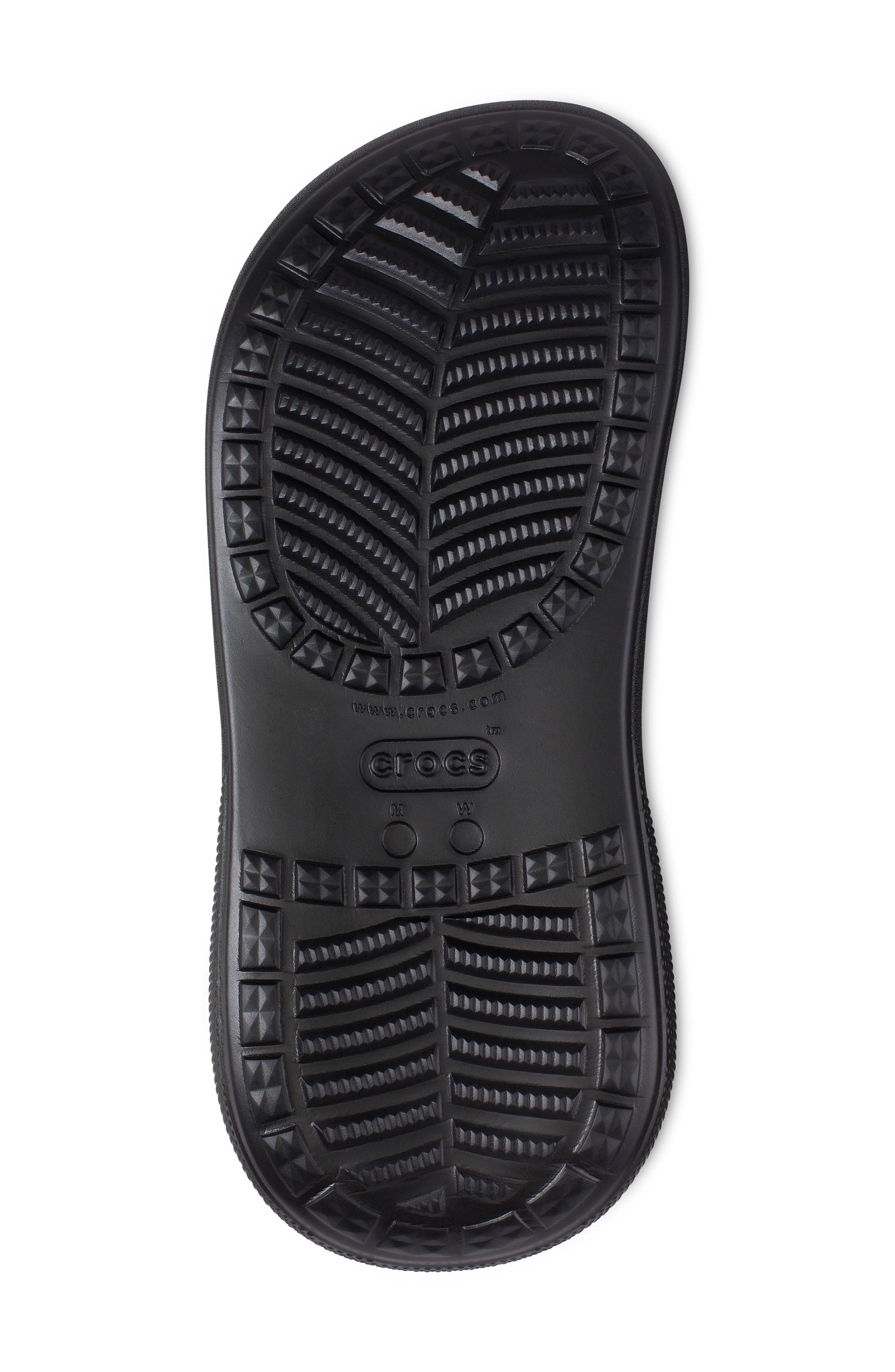 CROCS Gender Inclusive Crush Waterproof Platform Boot, Alternate, color, 