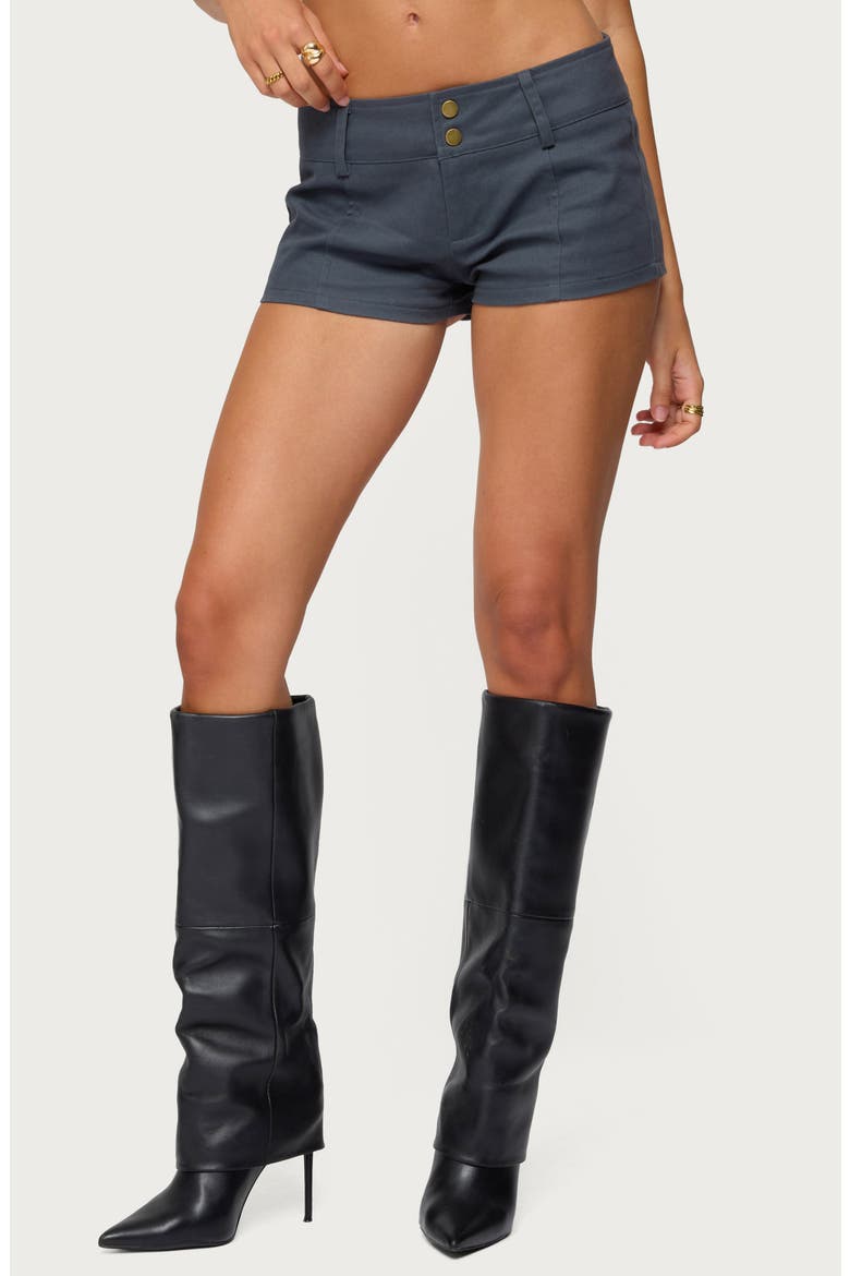 Kayra Micro Shorts, Main, color, DARK-GRAY
