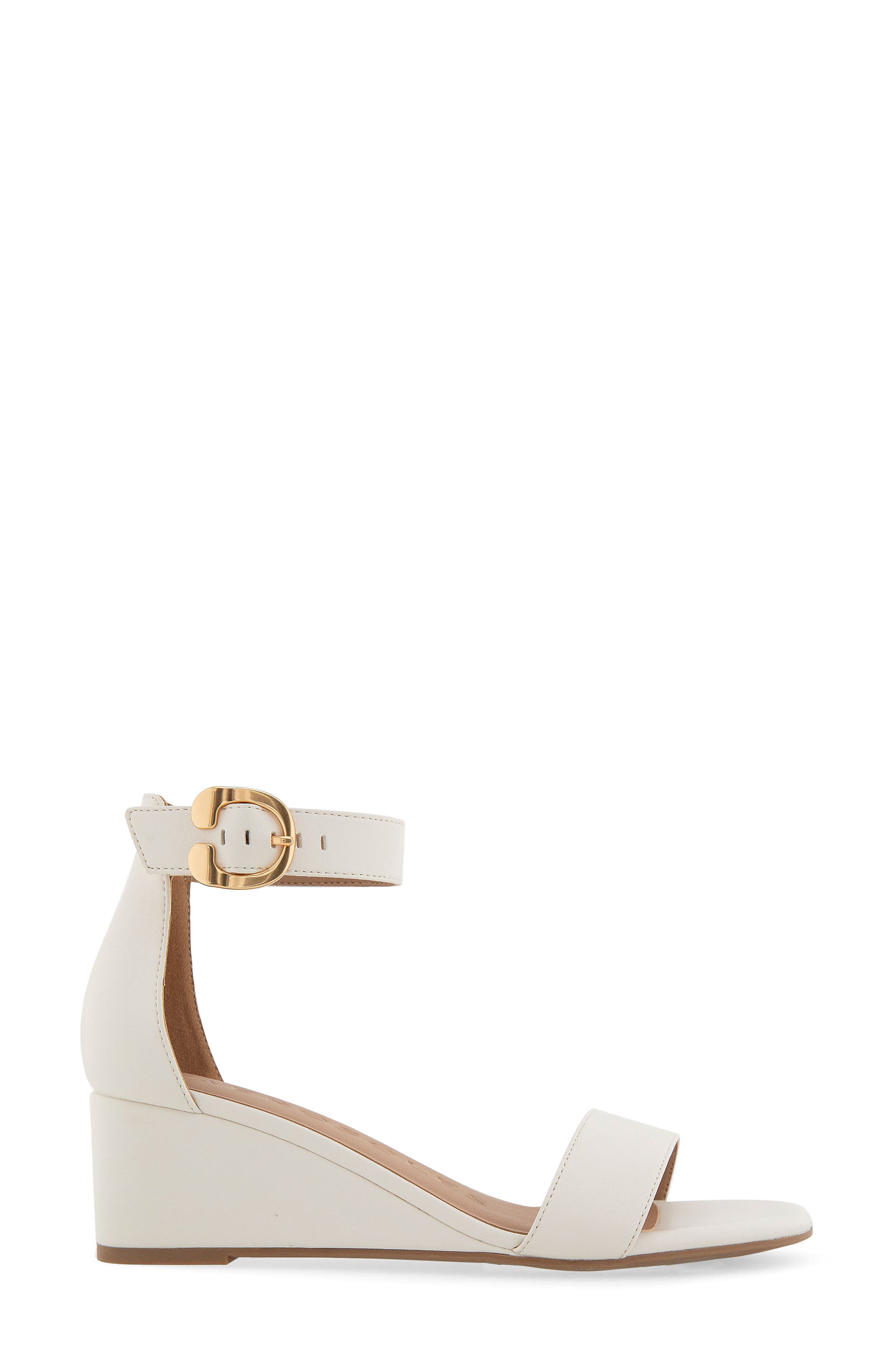 Willis Wedge Heel Sandal, Alternate, color, EGGNOG PU LEATHER
