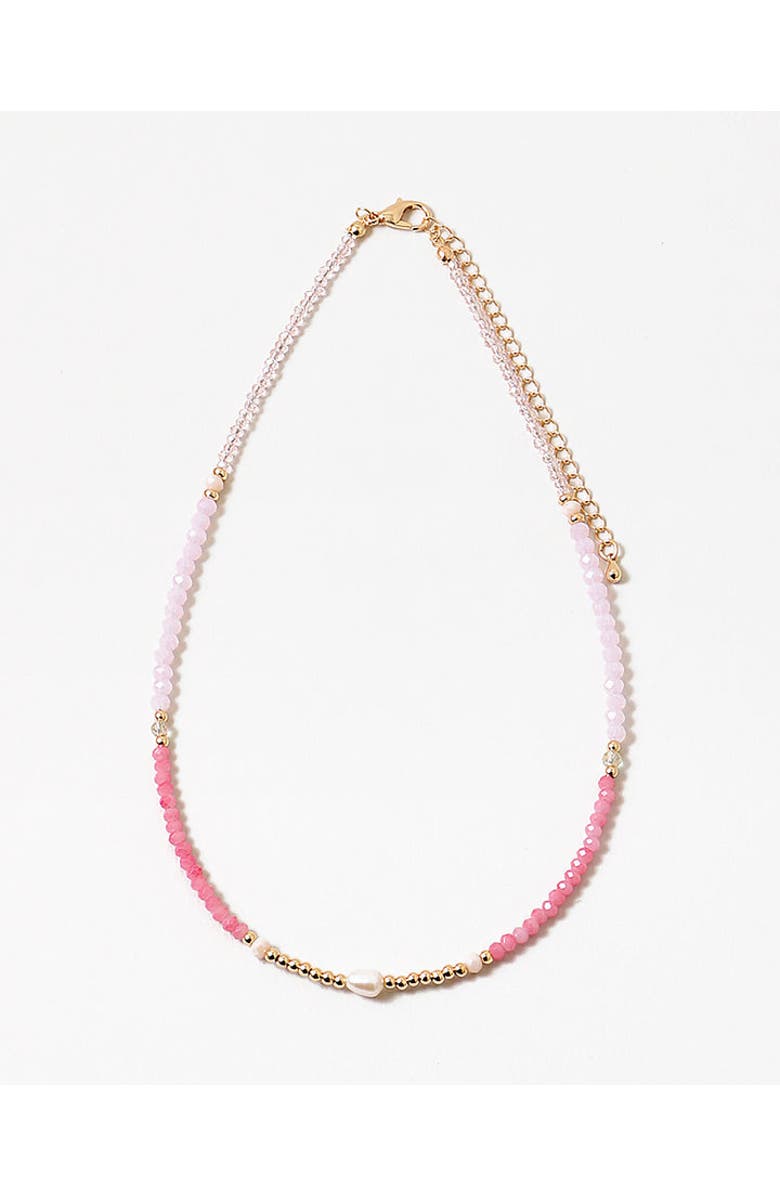 Erin McDermott Jewelry Pink Watermelon Necklace, Main, color, Pink