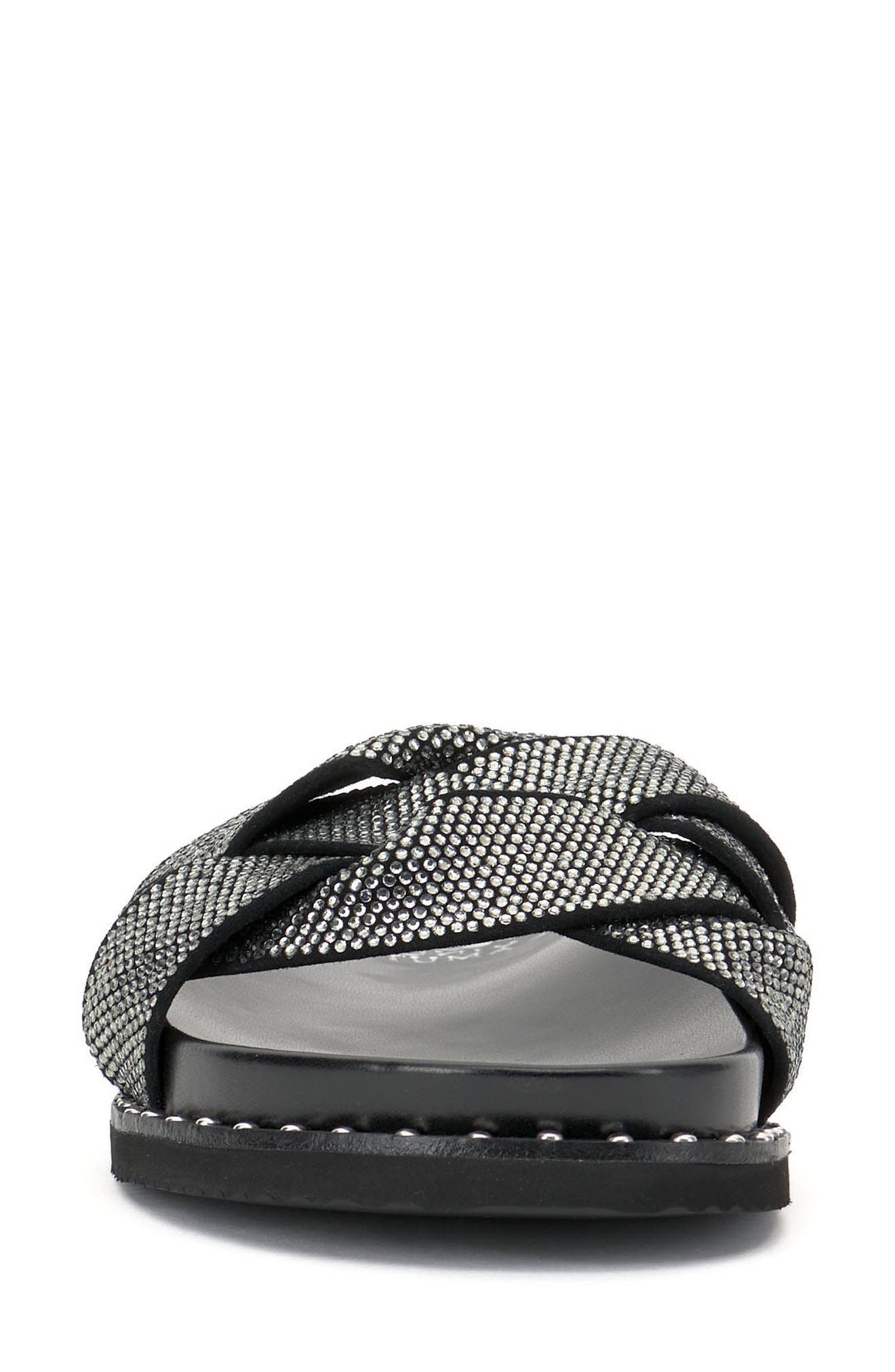 Vince Camuto Kevin Braid Embellished Slide Sandal, Alternate, color, 