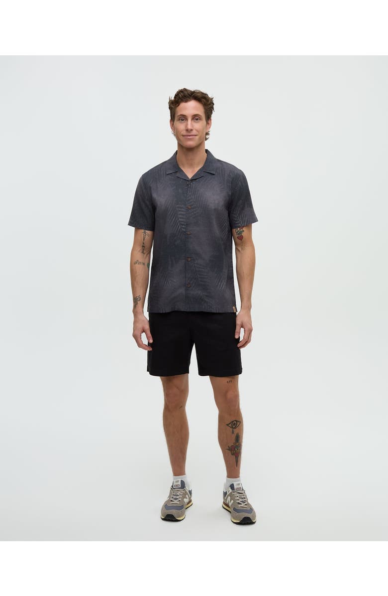 tentree Chambers Shirt, Alternate, color, Meteorite Black/Amazon