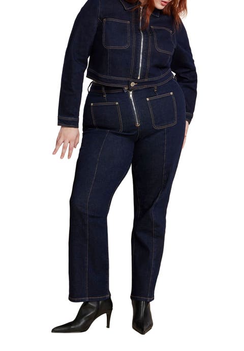 Zip Front Bootcut Jean (Plus Available)