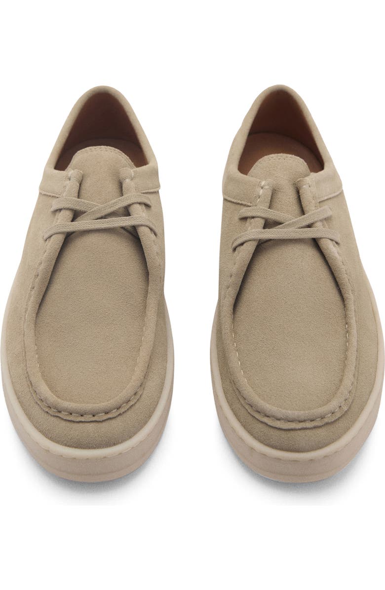 MANGO Suede Boat Shoe, Alternate, color,