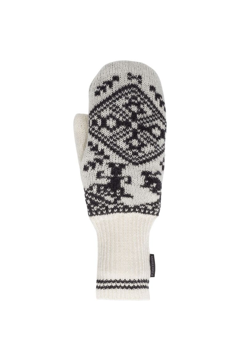 Saga Knit Mitten - Women's, Main, color, Nwhite