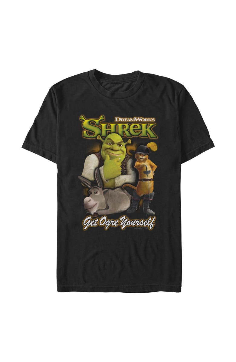 Shrek Men's Shrek Get Ogre Yourself  Graphic T-Shirt, Alternate, color, Black