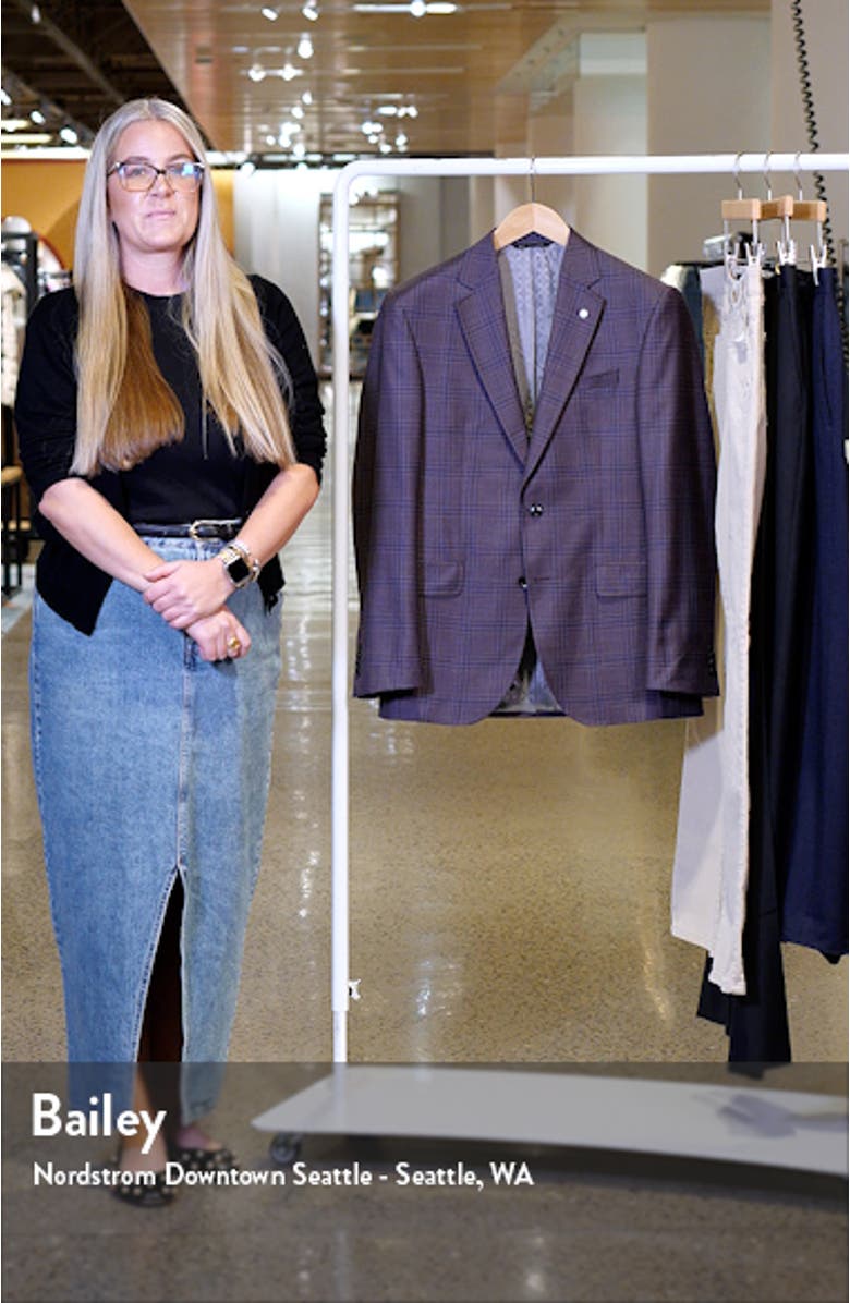 Jay Plaid Wool Sport Coat, sales video thumbnail