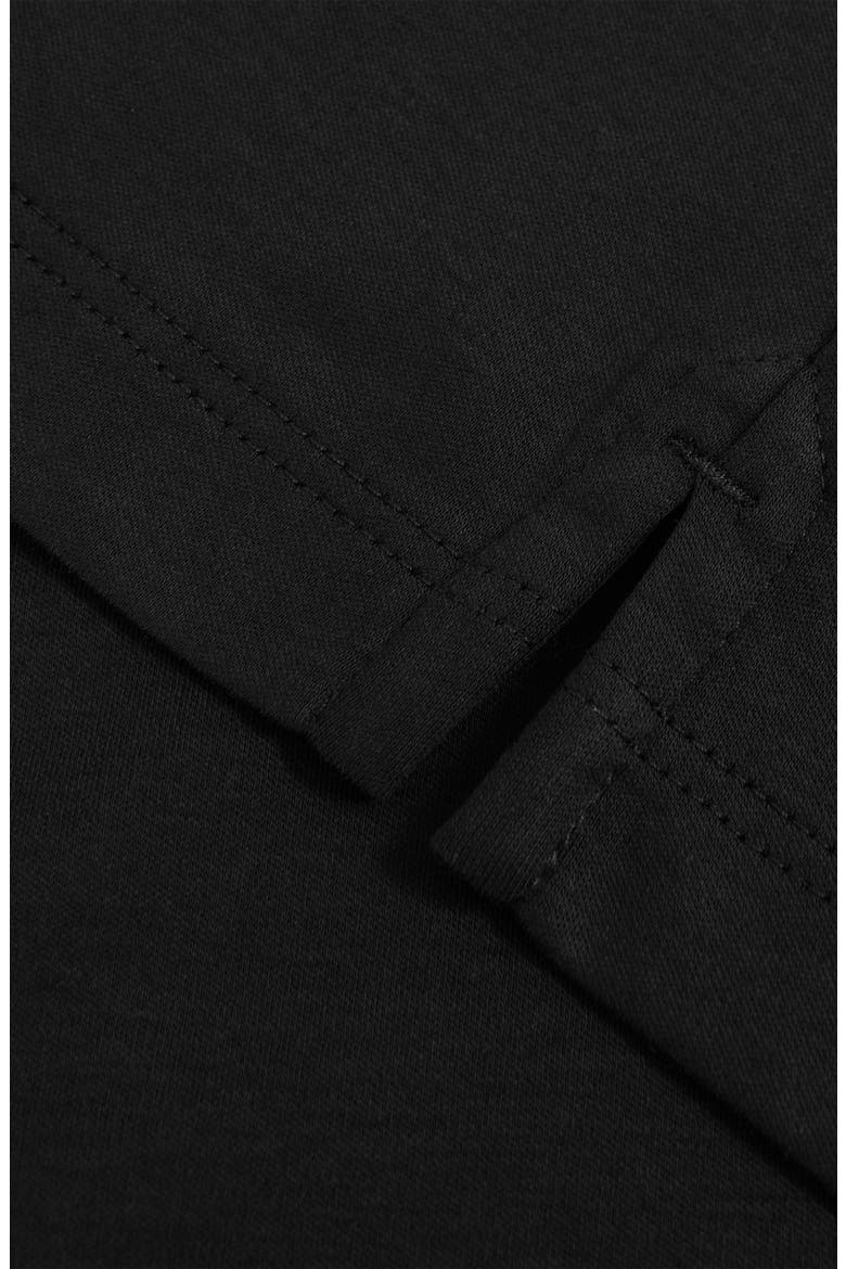 Earl Solid Cotton Polo, Alternate, color, BLACK