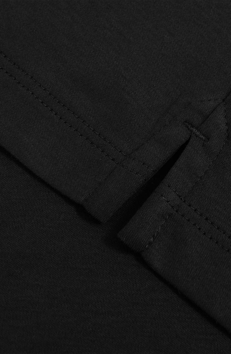 Reiss Earl Solid Cotton Polo, Alternate, color, Black