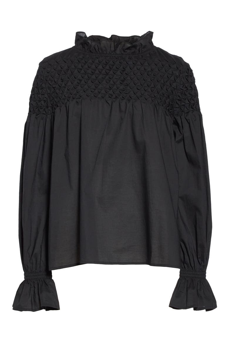 Majorelle Top, Alternate, color, BLACK