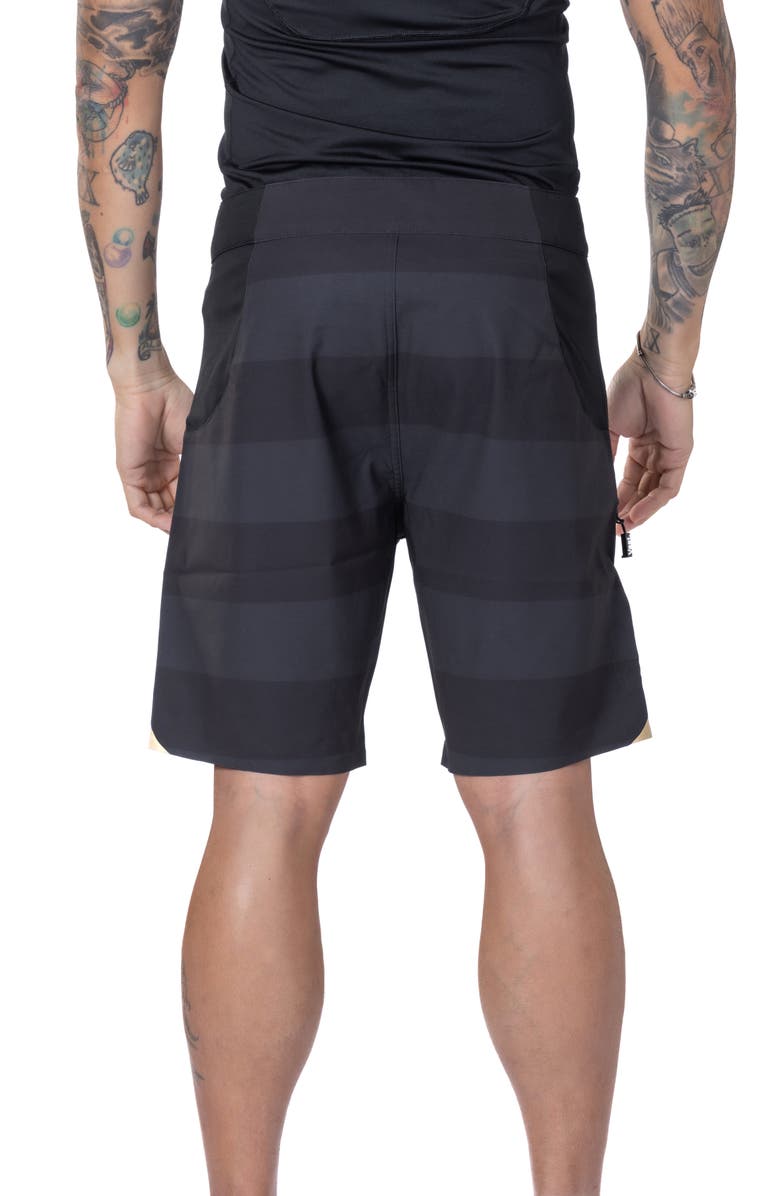 VAST Gangster Stripes II Stretch Board Shorts, Alternate, color, Black Multi