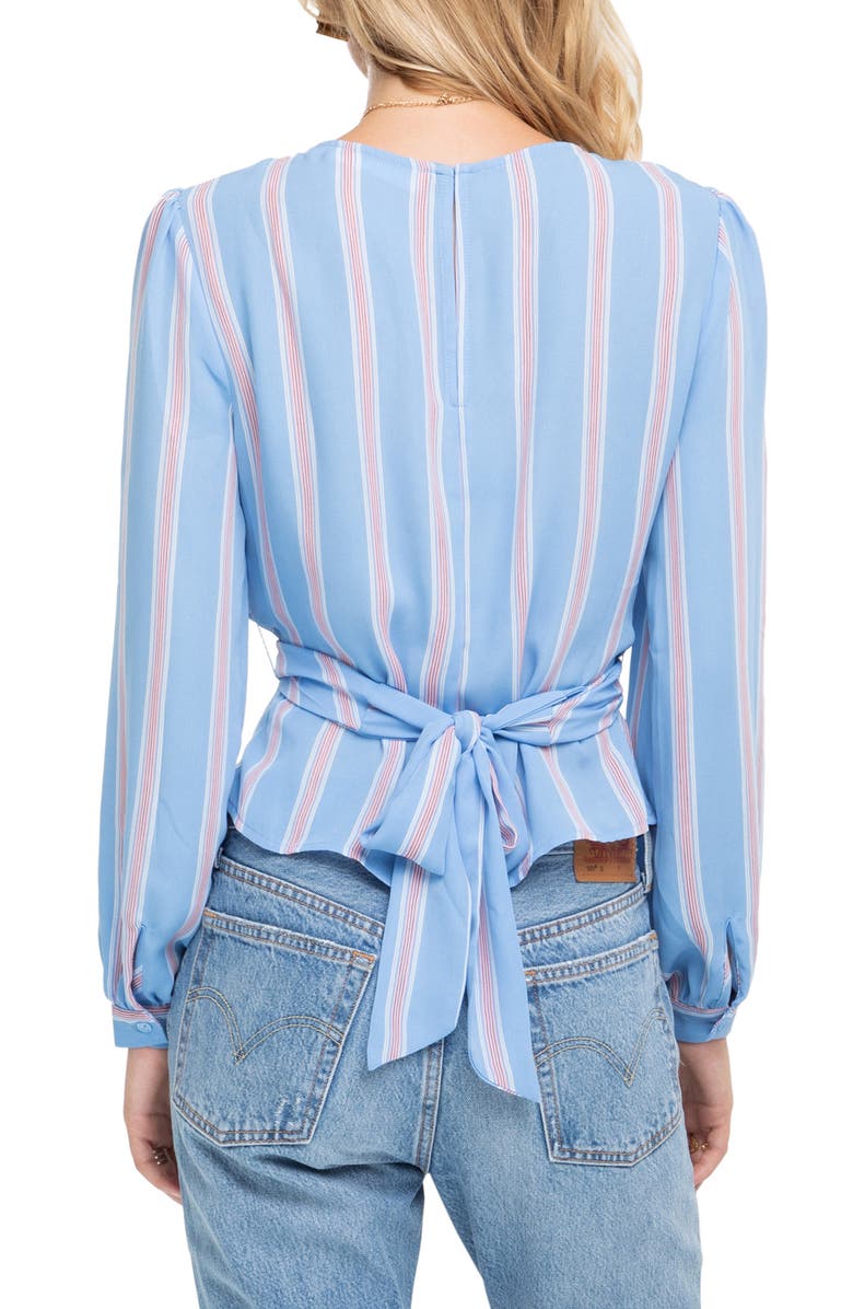 ASTR the Label Stripe Wrap Top, Alternate, color, 