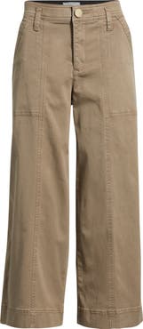 Wit & Wisdom Skyrise Crop Wide Leg Utility Pants
