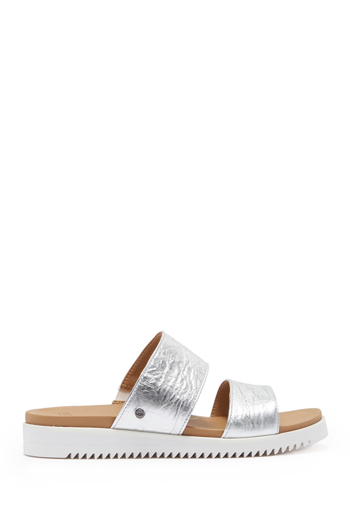 UGG<sup>®</sup> Zyle Metallic Slide Sandal, Alternate, color, 