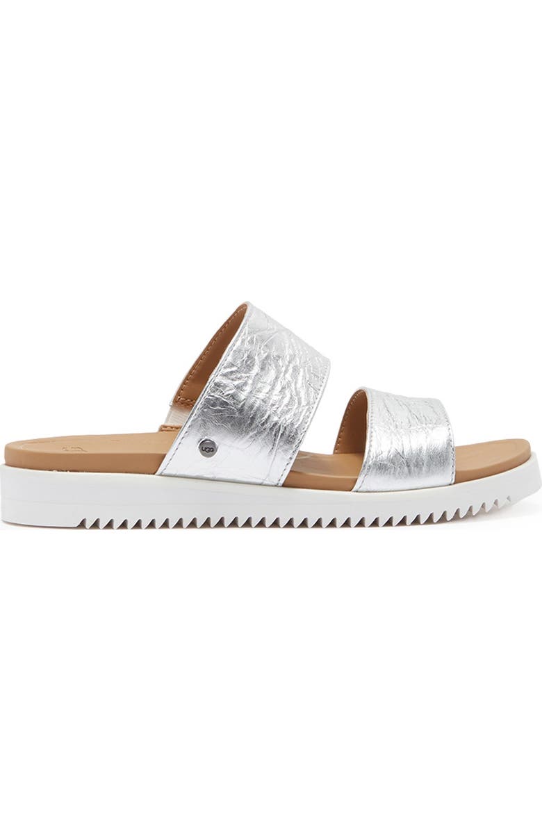 UGG<sup>®</sup> Zyle Metallic Slide Sandal, Alternate, color,
