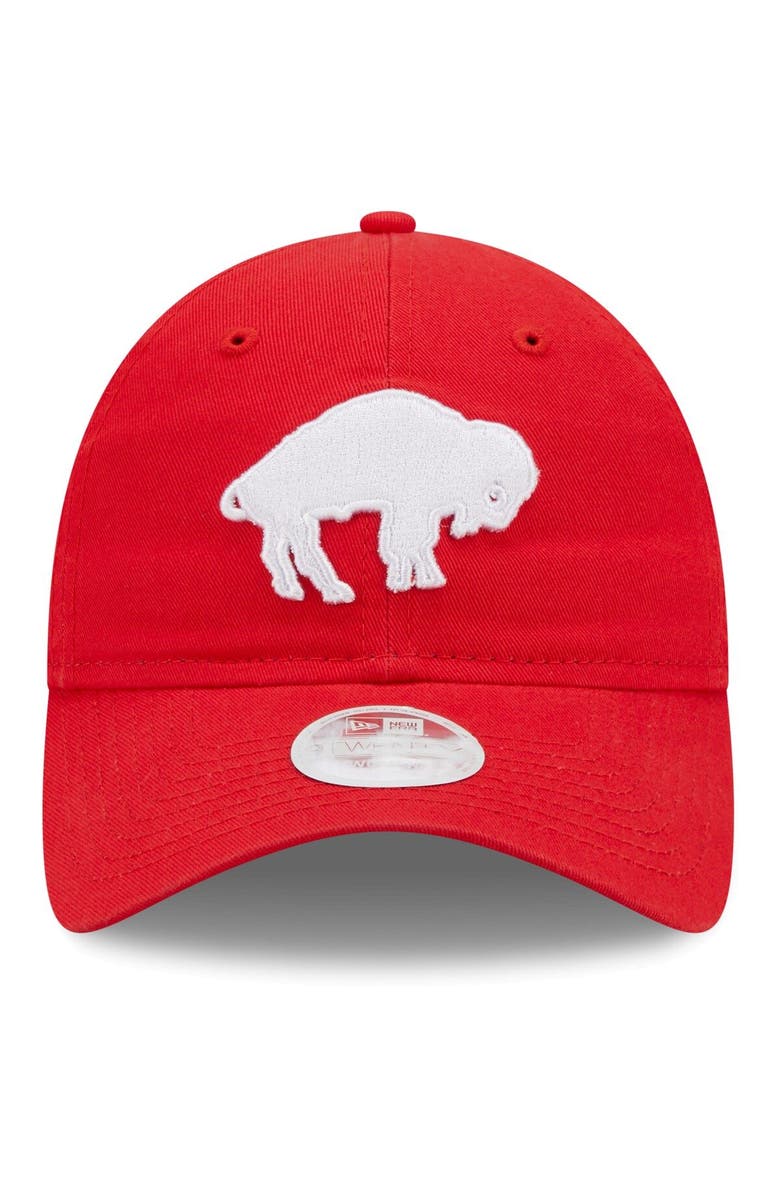 New Era Women's New Era Red Buffalo Bills Core Classic 2.0 Historic 9TWENTY Adjustable Hat, Alternate, color,