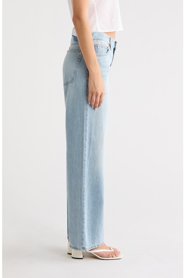 Loosie High Waist Wide Leg Jeans, Alternate, color, SILVER SPRINGS