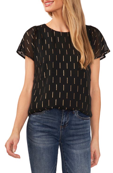 Flutter Sleeve Blouse