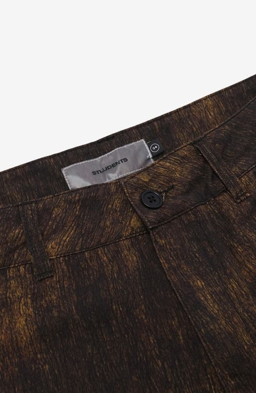 Students Lewis Camo Pants In Brown