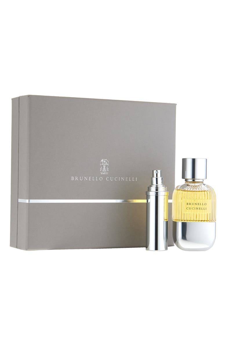 Brunello Cucinelli Pour Homme Eau de Parfum Travel Gift Set, Alternate, color, 