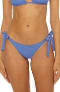 Becca Modern Edge Tie Side Rib Bikini Bottoms