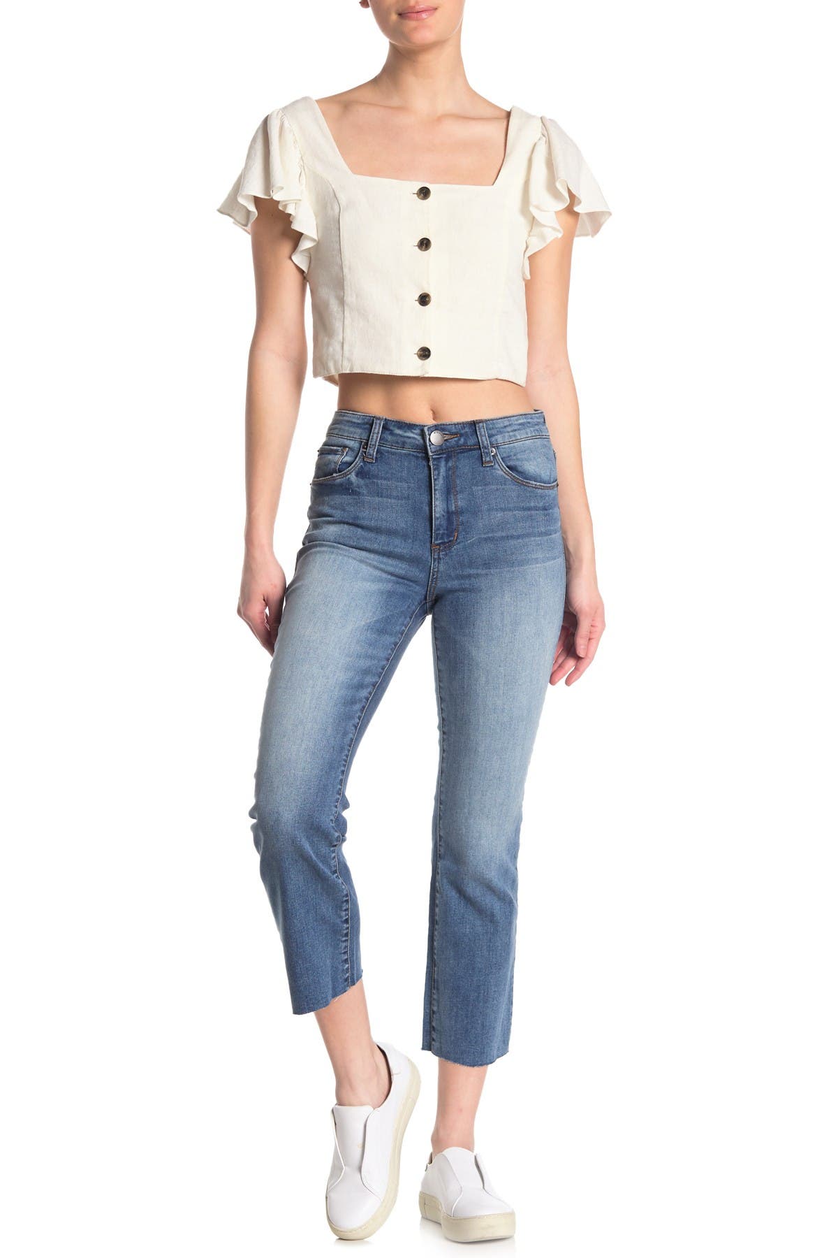 STS Blue Brooke High Rise Kick Flare Leg Jeans (Women) | Nordstromrack