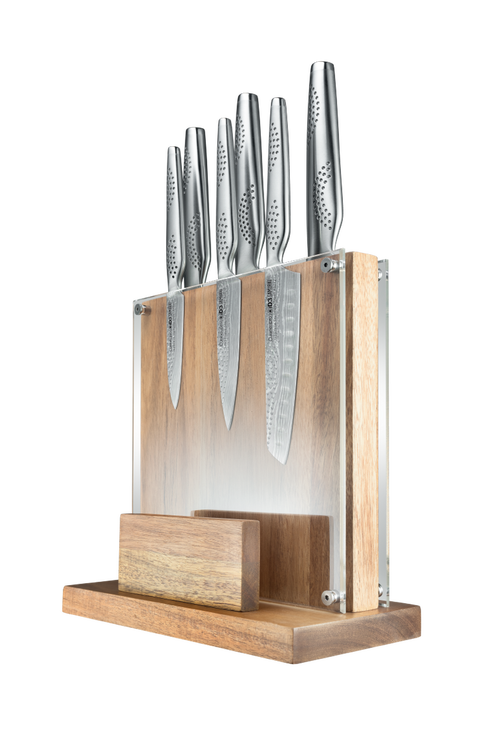 iD3® SAMURAI® Sato 7-Piece Knife Block With Cutting Board