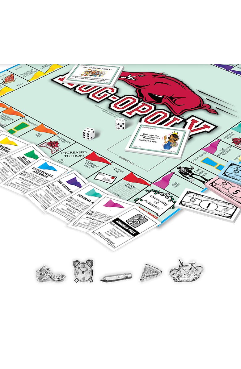 Late for the Sky University Of Arkansas Hogopoly Monopoly Board Game, Alternate, color, 