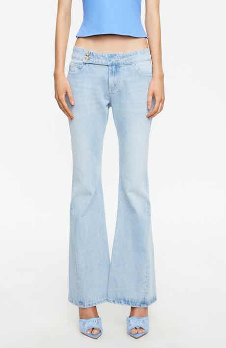 Hilton Button Tab Straight Leg Jeans