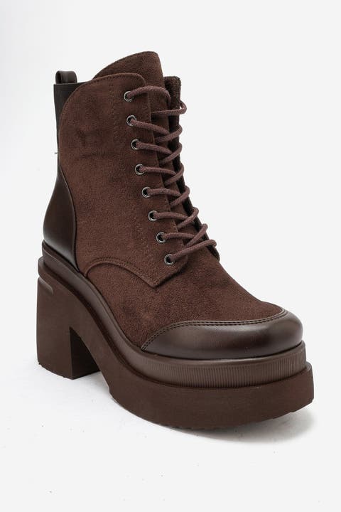 Norton Block Heel Platform Boot