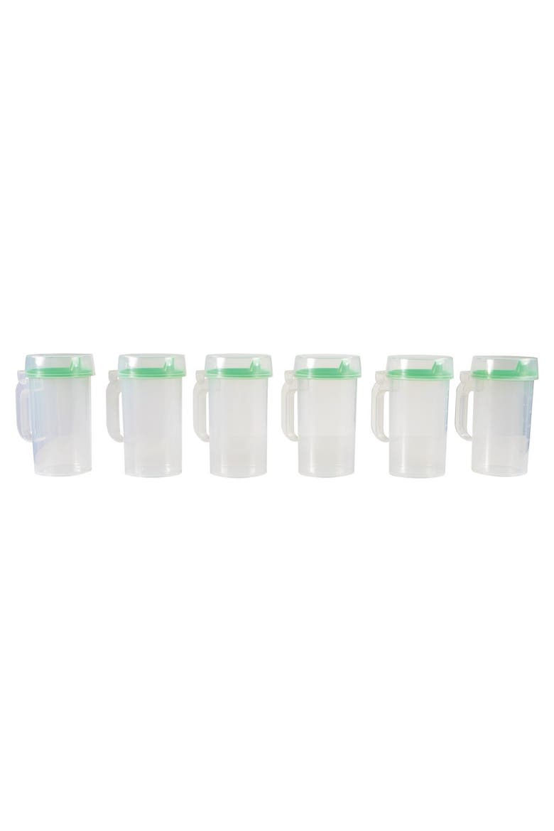 Easy Pour Pitchers - Set of 6, Alternate, color, Clear