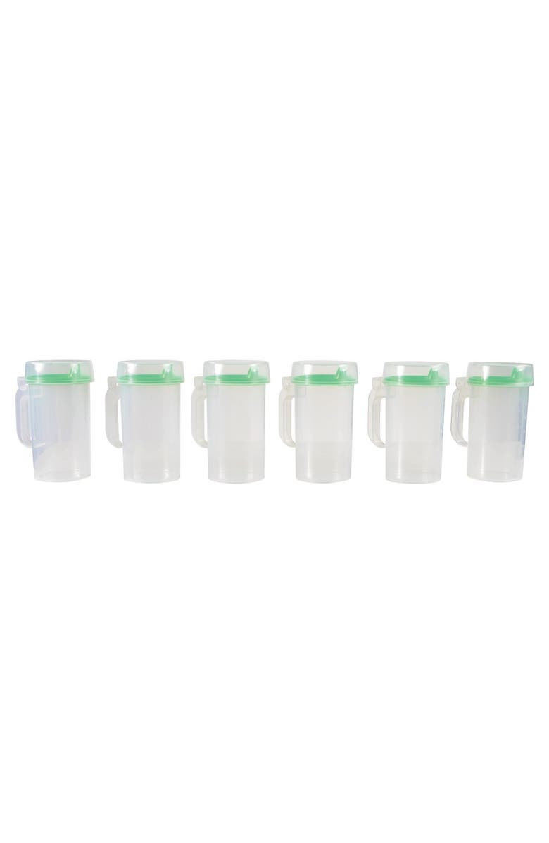 Kaplan Early Learning Company Easy Pour Pitchers - Set of 6, Alternate, color, Clear