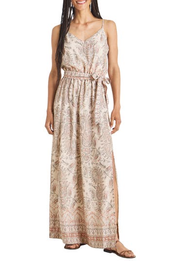 Splendid Paisley Print Sleeveless Maxi Dress In Tuscan Paisley