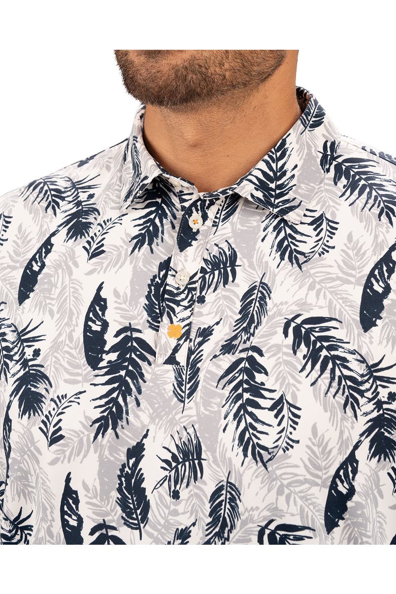 Hidden Clover Polo, Alternate, color, Navy