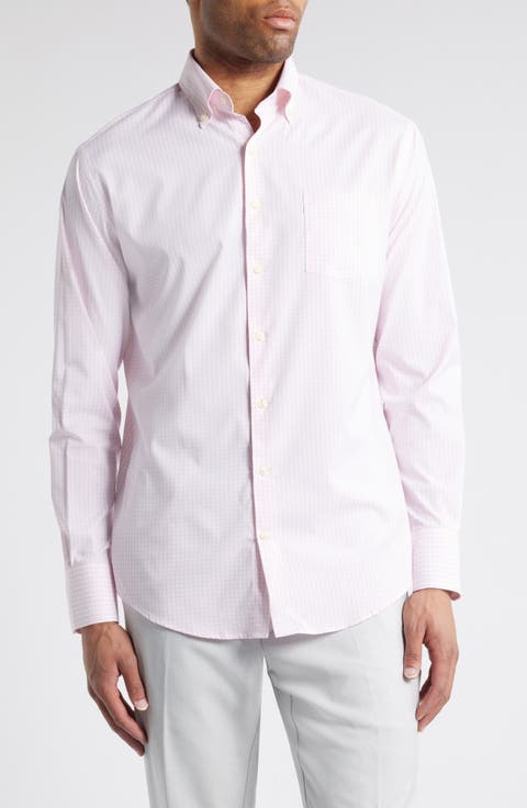 Hanford Check Performance Twill Button-Down Shirt
