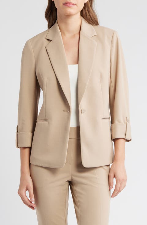 One-Button Blazer (Regular & Petite)