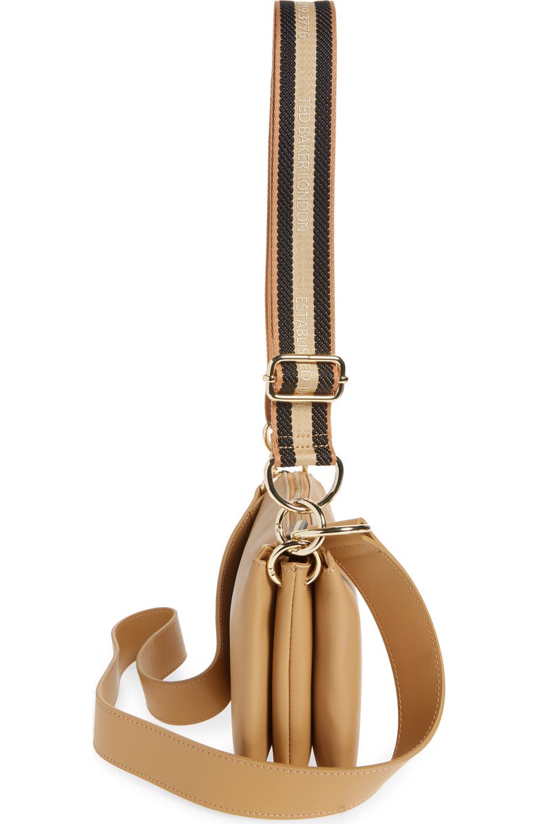 Ted Baker London Darceyy Logo Leather Crossbody Bag, Alternate, color,