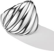 David Yurman Sculpted Cable Ring in Sterling Silver, 21mm
