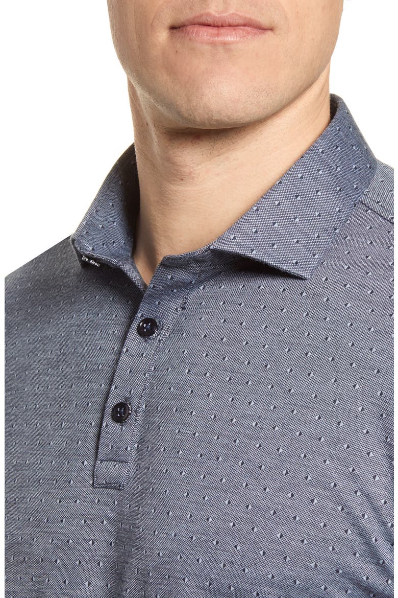 Jacquard Performance Polo, Alternate, color, LIGHT BLUE