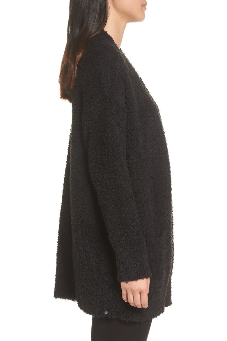 CozyChic™ Cardigan, Alternate, color, BLACK