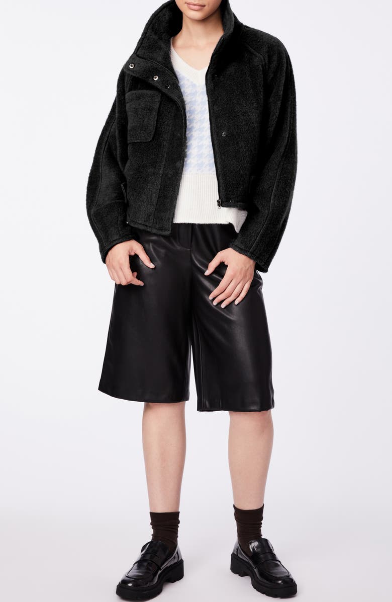 BERNIE City Girl Asymmetric Jacket, Alternate, color, Black