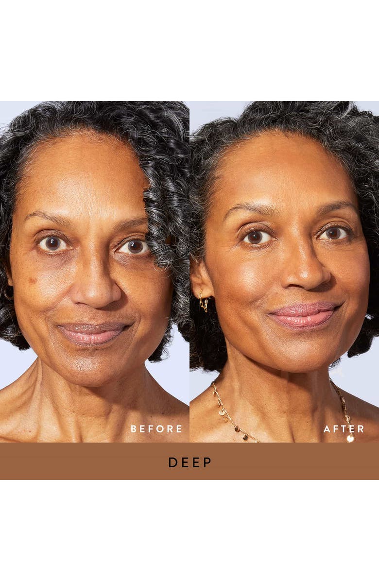 Laura Geller Beauty Baked Balance-n-Brighten Color Correcting Foundation + Kabuki Brush Set, Alternate, color, Deep