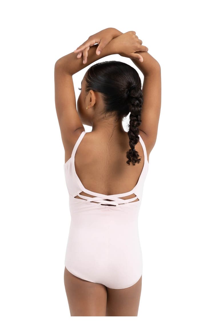 V-Neck Camisole Leotard, Alternate, color, light/pastel pink