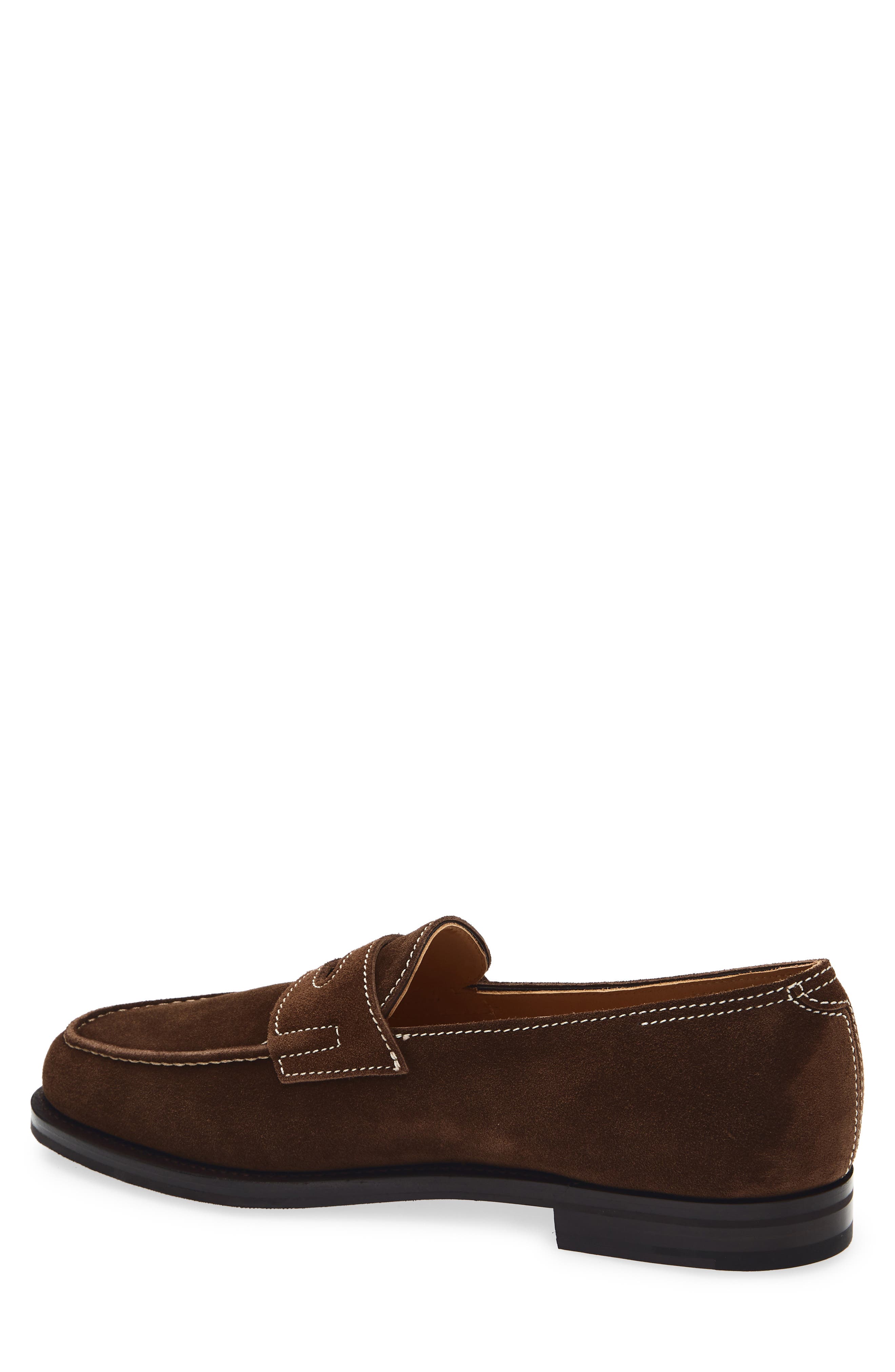 John Lobb Lopez Penny Loafer, Alternate, color, 2Y-Dark Brown