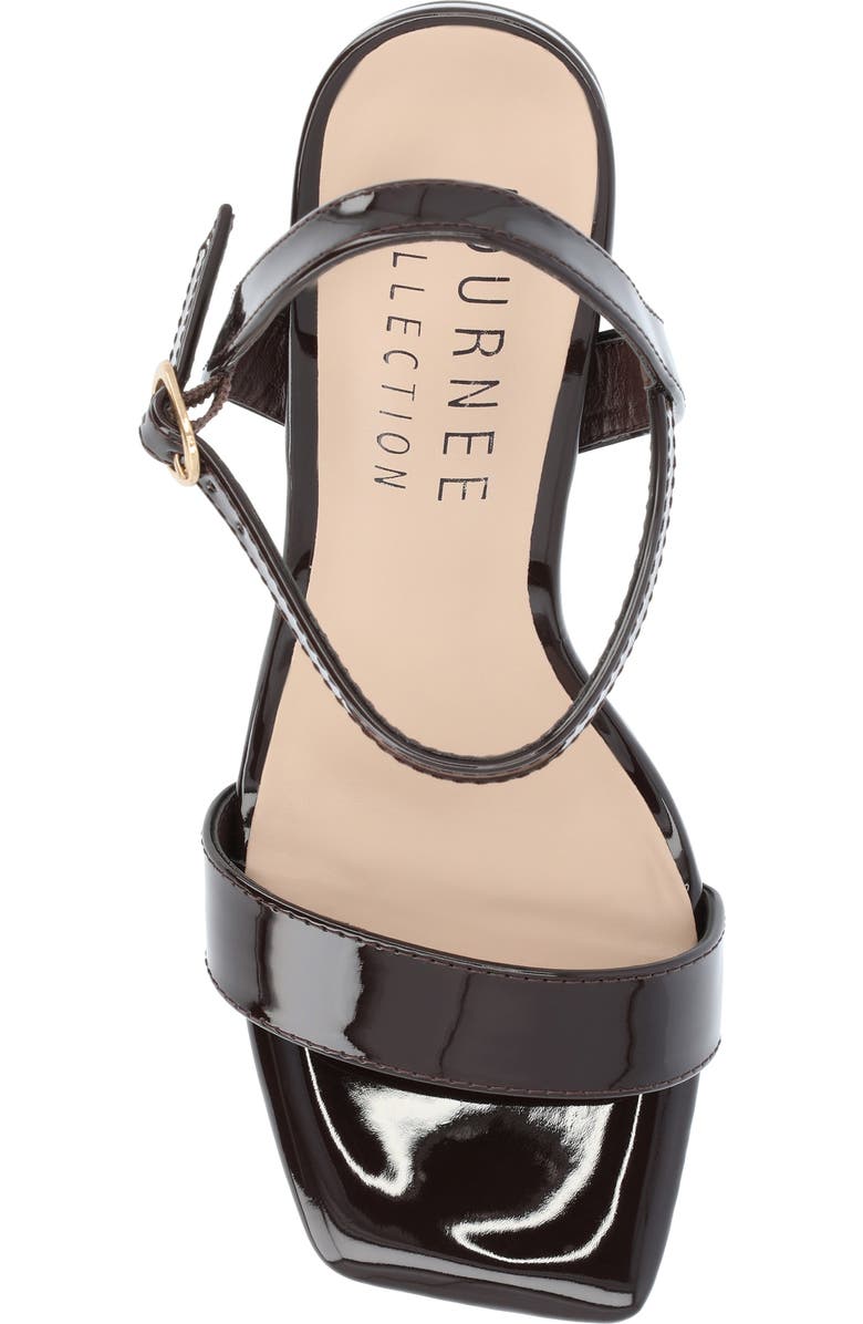 Journee Collection Tivona Sandal, Alternate, color, Brown